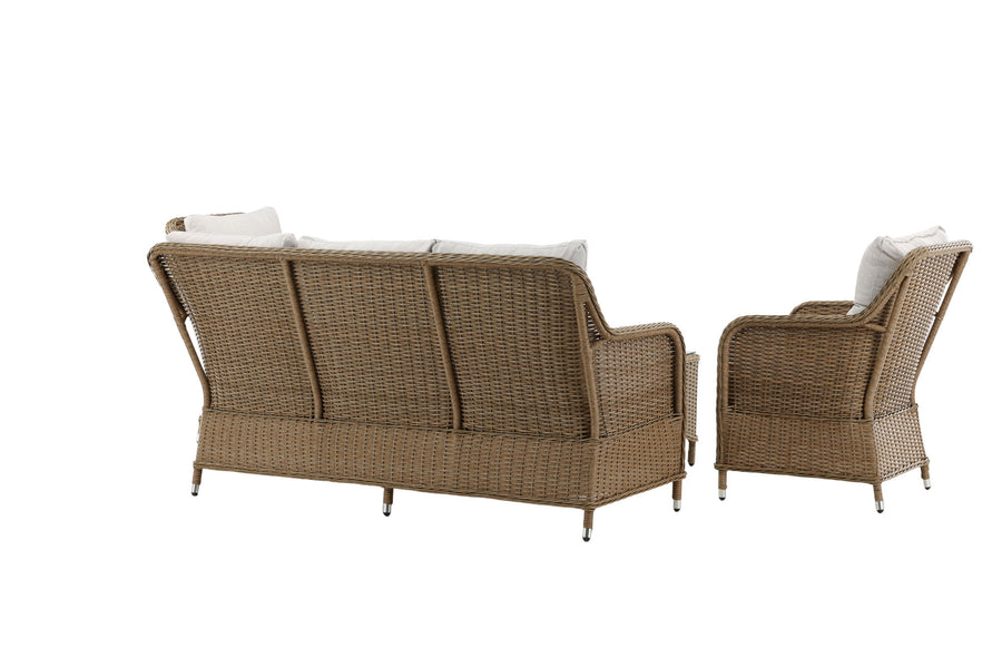 Vikelund Sofagruppe mit Couchtisch - Natur / Beige