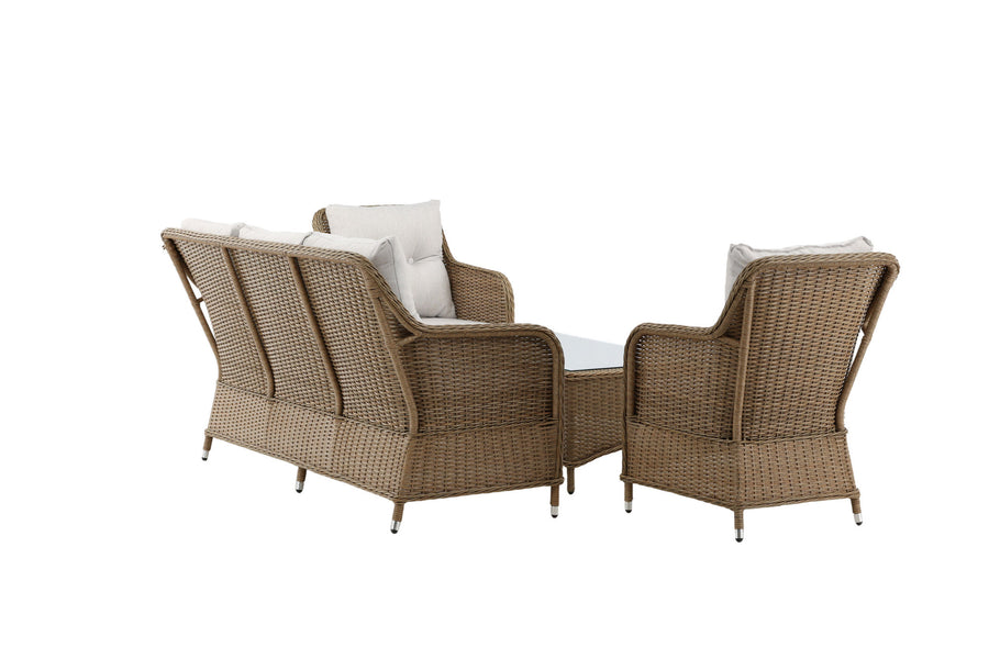 Vikelund Sofagruppe mit Couchtisch - Natur / Beige