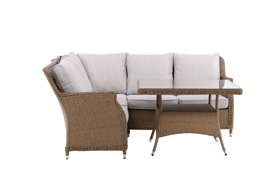 Vikelund Ecksofa mit Couchtisch - Natur / Beige