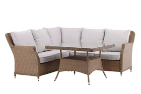 Vikelund Ecksofa mit Couchtisch - Natur / Beige