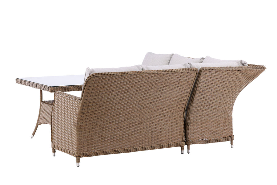 Vikelund Ecksofa mit Couchtisch - Natur / Beige