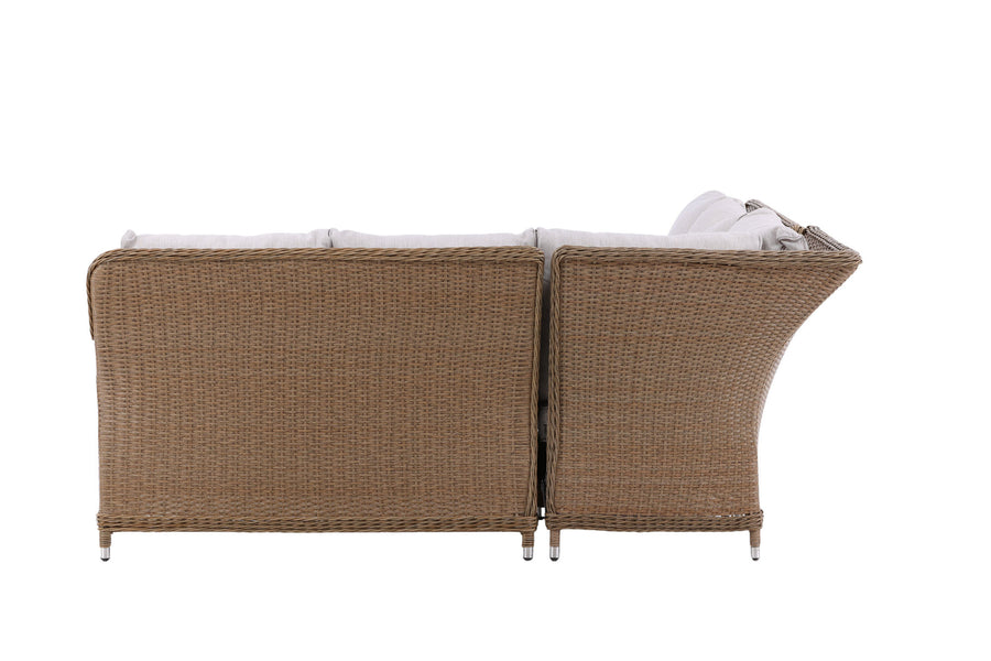 Vikelund Ecksofa mit Couchtisch - Natur / Beige