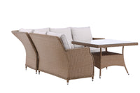 Vikelund Ecksofa mit Couchtisch - Natur / Beige