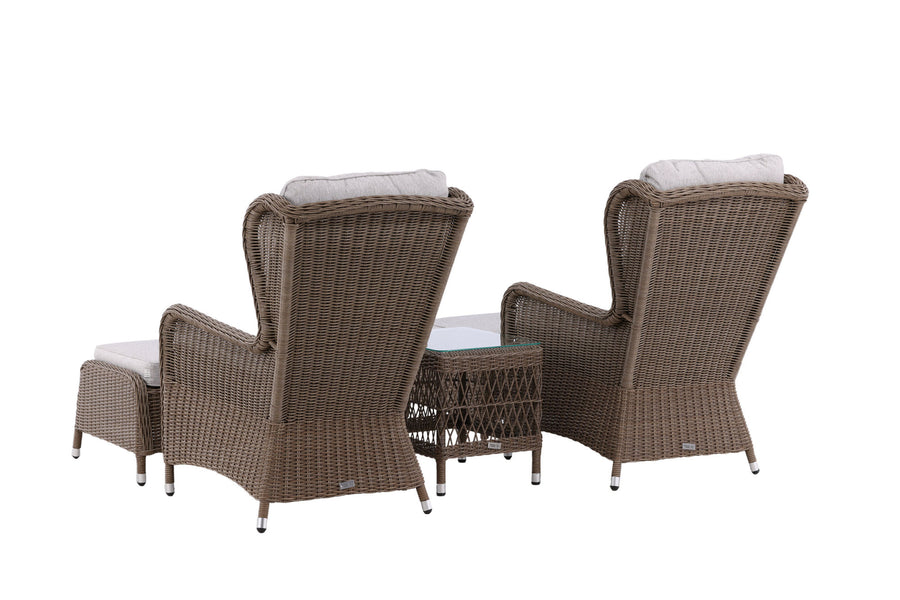 Washington Loungeset - Natur / Beige