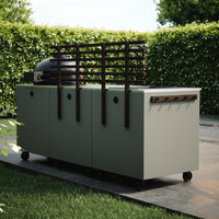 Gastro-Außenküchenkombination mit 3 Modulen + Kamado SUMO Maxi