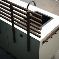 Gastro-Außenküchenkombination mit 3 Modulen + Kamado SUMO Maxi