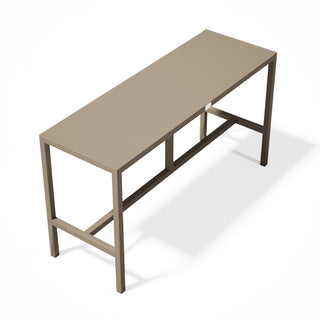 UMAMI Bartisch 172 cm mit 6 Barhockern, beige