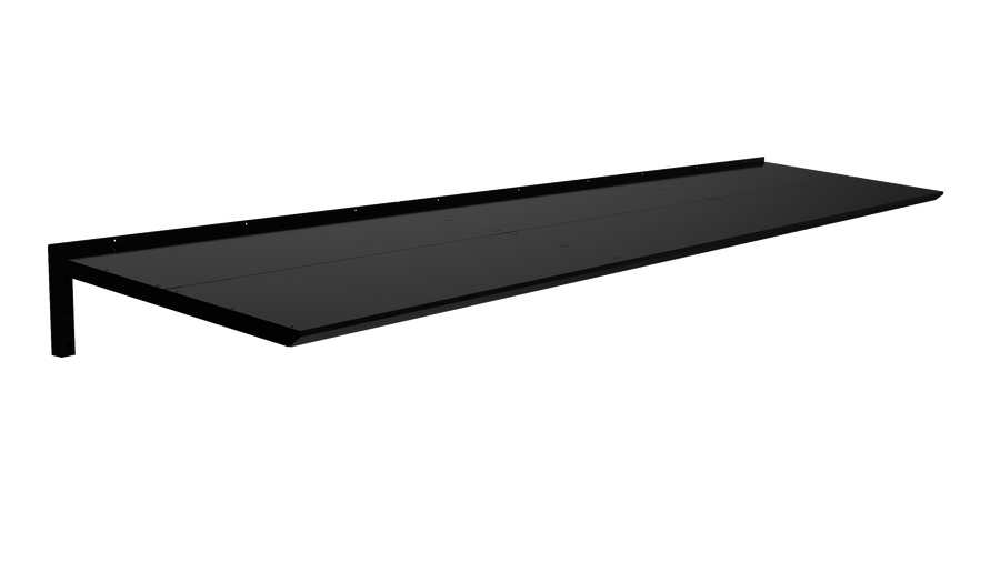 MODERN Eingangsüberdachung, L520 x B85 x H27,5 cm, schwarz