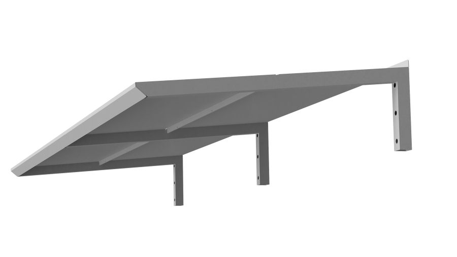 MODERN Eingangsüberdachung, L260 x B85 x H27,5 cm, grau