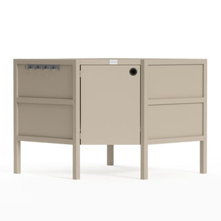 UMAMI Außenküchenpaket, Spülenmodul, Eckmodul, Modul 3, beige