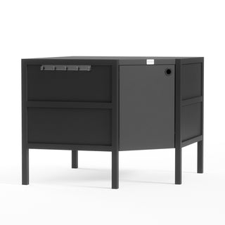 UMAMI Outdoorküchenset, Spülenmodul, Eckmodul, Modul 3, Schwarz