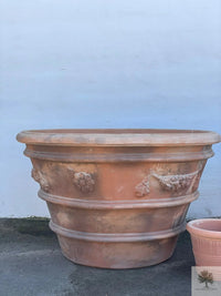Blumentopf Terrakotta Antik - Impruneta Garland - 140 cm Durchmesser - 83 cm Höhe 