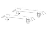 Radsatz für ROS Außenblumentöpfe (1-Paar)