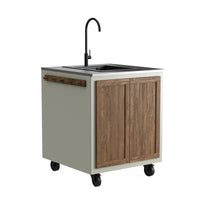 Gastro Außenküchenmodul Hakenleiste