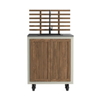 Gastro Außenküche Waschmodul mit Ripp-Rücken