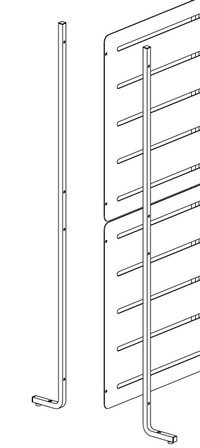 RAMA Sichtschutzpfosten hoch
