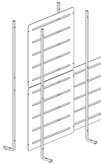 RAMA Sichtschutz gerade Blech