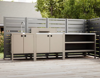 RAMA Sichtschutz 1 Sektion hoch, schwarz, L80 x D30 x H153 cm