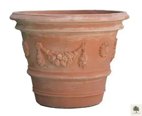 Terrakottatopf - Impruneta Garland - 80 cm Durchmesser - 62 cm Höhe 