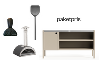 Nonno Lillo mit + Zubehör + Umami Modul 3, beige / rostfrei