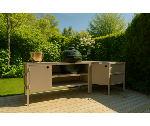 Kombinieren Sie aus mehreren verschiedenen Outdoorküchenmodulen