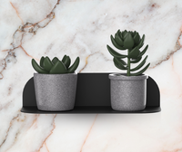 Wandregal abgerundet