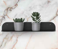 Wandregal abgerundet