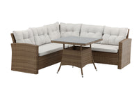 Watford Ecksofa mit Couchtisch - Natur / Beige