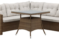 Watford Ecksofa mit Couchtisch - Natur / Beige