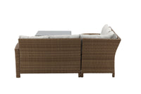 Watford Ecksofa mit Couchtisch - Natur / Beige