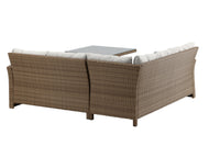 Watford Ecksofa mit Couchtisch - Natur / Beige