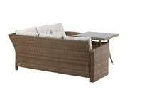 Watford Ecksofa mit Couchtisch - Natur / Beige