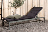 Hanna Auflage für Liegestuhl - dunkelgrau