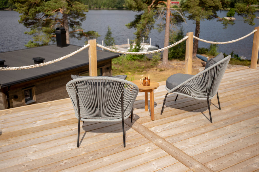 Essgruppe Chania mit 2 Essstühlen Lindos 