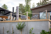 Essgruppe Chania mit 2 Essstühlen Lindos 