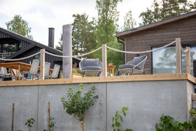 Essgruppe Chania mit 2 Essstühlen Lindos 