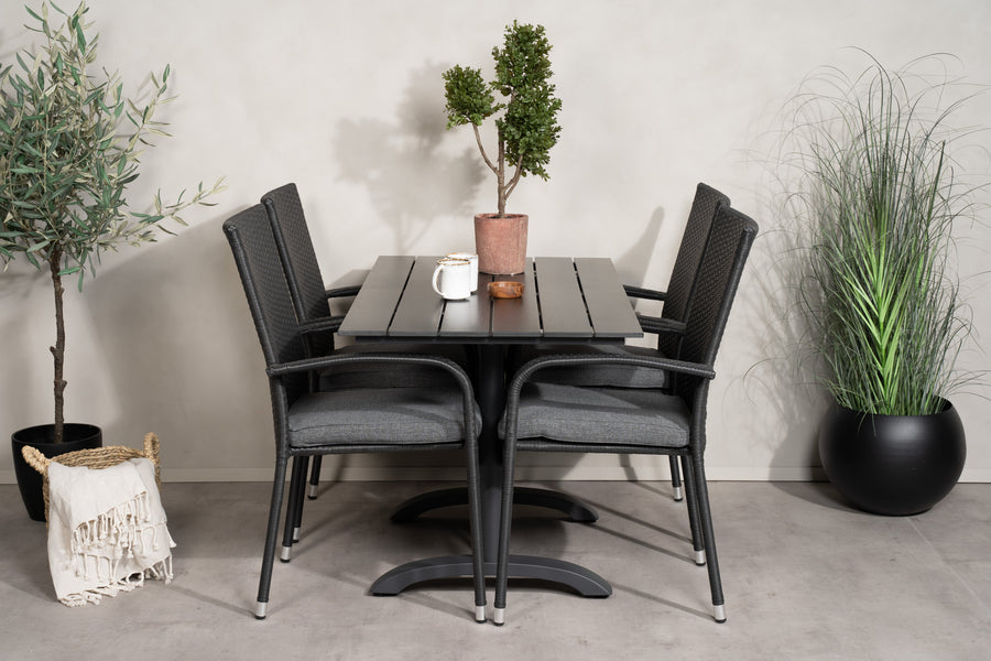 Essgruppe Denver mit den Stühlen Anna 