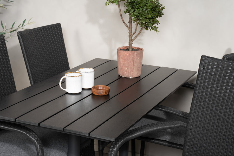 Essgruppe Denver mit den Stühlen Anna 