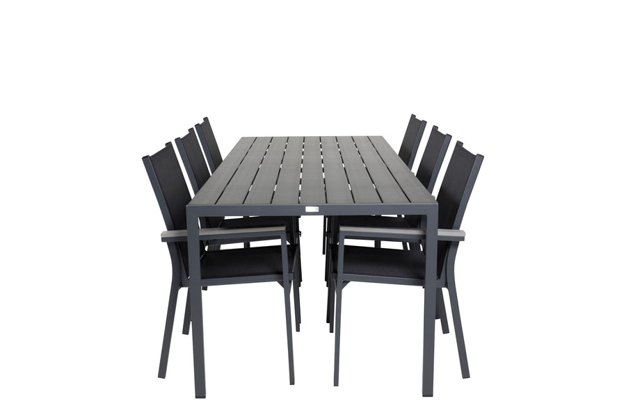 Essgruppe Break mit den Stühlen Parma 
