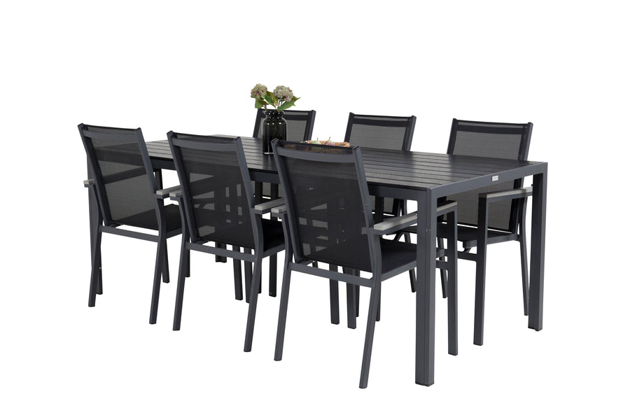 Essgruppe Break mit den Stühlen Parma 