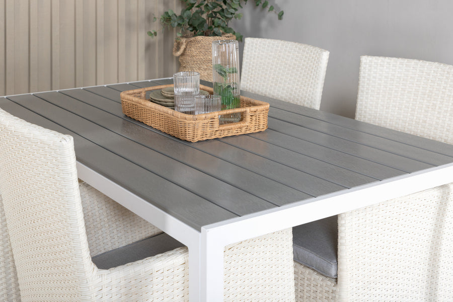 Rechteckige Essgruppe „Break“ mit Malin-Sessel