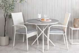 Essgruppe Parma mit den Stühlen Anna 