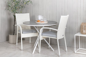 Essgruppe Parma mit den Stühlen Anna 