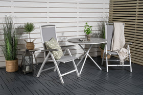 Essgruppe Parma mit den Stühlen Albany 