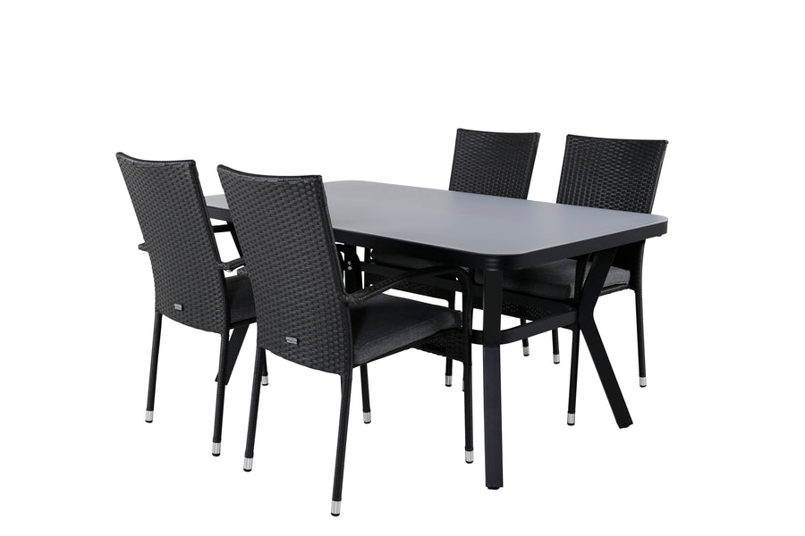 Virya rechteckige Essgruppe 