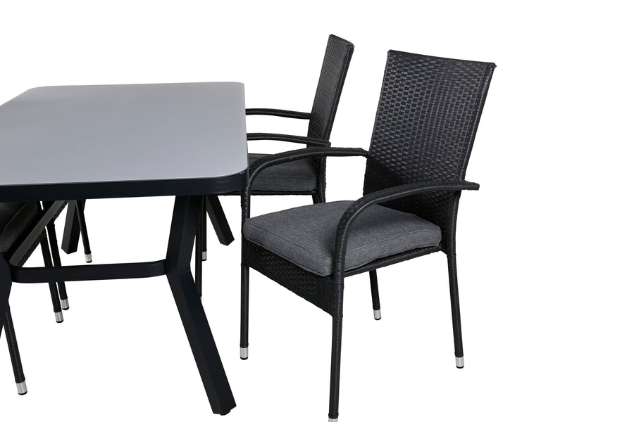 Virya rechteckige Essgruppe 