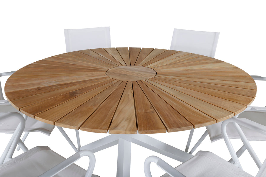 Essgruppe Mexico mit den Stühlen Alina