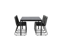 Der Esstisch Modena mit den Stühlen Lindos 