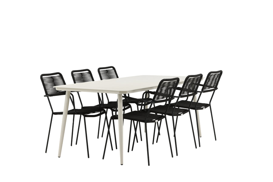 Lina Rechteckige Essgruppe 