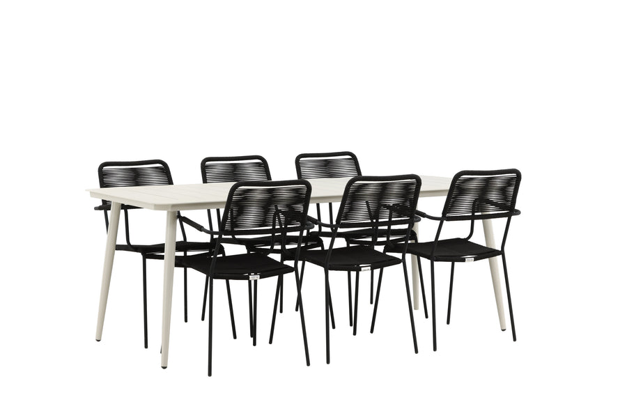 Lina Rechteckige Essgruppe 